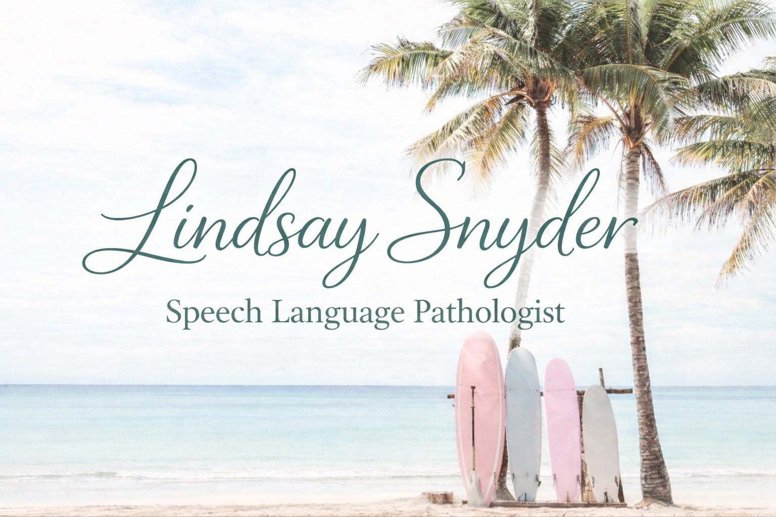 Lindsay Snyder, M.S. CCC‑SLP